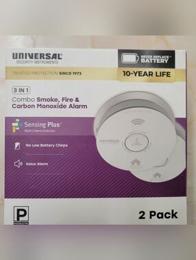 BRAND NEW Never Used 3-in-1 Smoke & CO Alarm